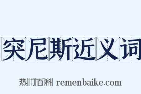 突尼斯近义词是什么意思的图片